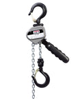 Compact Lever Hoist One Quarter Ton With Ten Foot Lift, lightweight design with aluminum housing and industrial alloy hooks.