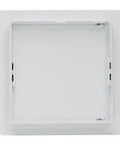 Zero Stress Installation Removable Plastic Access Panel With Frame Built Right For Six By Nine Inch Openings Fits Drywall Ceilings Smoothly, shown from above, measuring 7x10 inches.