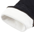 Close-up of 23.6 Inch Leather Animal Handling Glove cuff showing thick, bite-proof leather for pets, reptiles, and birds.