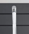 Clean Lines Single Handle Pull Out Kitchen Faucet With Laminar Spray Led Knobs For Chilled Sparkling Water Butter Smooth Pour 180 Swivel Spout close-up of faucet nozzle showing sleek finish and water flow.
