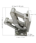 Stainless Steel Fence Gate Hinge Accessory Multi Functional Easy Install Heavy Duty Gate Hinge for Fences with dimensions