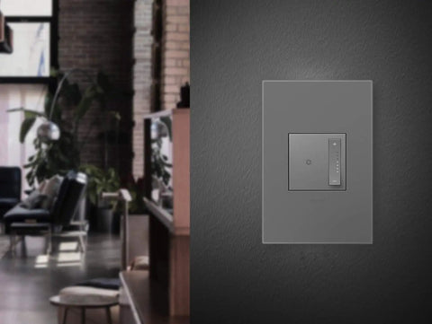 Tru-Universal Dimmer Switch 450W for LED, Incandescent, Halogen, CFL, Flicker-Free SoftTap Dimming wall-mounted in living room