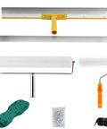 Self Leveling Concrete Tool Kit With Roller And Spike Shoes For Smooth Floor Leveling, Bubble Removal, Durable PE Roller