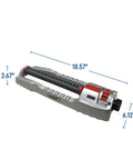 Oscillating Water Sprinkler For Lawn And Garden With Metal Base And Custom Pattern Dial Covers Up To 4000 Square Feet Adjustable