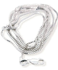 18 Inch 925 Sterling Silver Box Chain Necklace 1.2mm Wide With Lobster Clasp Made In Italy Dope Everyday Jewelry For Any Outfit Men Women