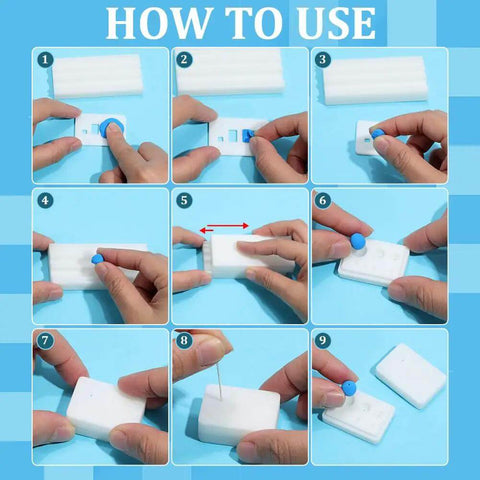 Step-by-step guide using Polymer Clay Bead Roller And Hole Maker Set for 4mm, 6mm, 8mm round beads with white plastic mold