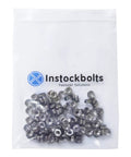 Top Shelf Size 8-32 Keps Nuts With External Tooth Lock Washers Crafted From Badass 304 Stainless Steel For Rock Solid Anti Vibration Mounts On Any Rig Pack Of One Hundred Bolts And Hardware in clear bag.