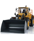 Badass 1/16 Scale RC Loader Built Like A Tank With Killer Four Wheel Drive And Heavy Duty Transmission That Gears Up Steep Slopes And Delivers Punchy Bucket Sync for realistic dirt handling.