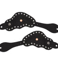 Dope Vintage Style Cow Leather Rhinestone Spur Strap With Adjustable Metal Buckle for Horse Riding Gear and Boot Decoration