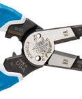 Wire Stripper Cutter Crimper Tool For 8 To 18 AWG Solid And 10 To 20 AWG Stranded Wire, Six Stripping Holes, Pro Grade, Made In USA
