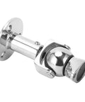 Stainless Steel Marine Door Stopper With Rotating Magnetic Head, Self Aligns Perfectly For Yachts RV And Boat, close-up view.