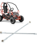 Adjustable Tie Rod Kit With Inner And Outer Ends For Go Karts ATVs Quad Bikes High Hardness Steel Alloy against a go-kart