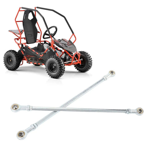 Adjustable Tie Rod Kit With Inner And Outer Ends For Go Karts ATVs Quad Bikes High Hardness Steel Alloy against a go-kart