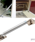 100N Gas Spring Cabinet Lift Support 10 Inch Hinged Door Prop Heavy Duty Stainless Steel Set Of 2 showcased in various installed views