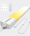 Under Cabinet Lights With Plug That Dim From 3000K To 6500K, 1500 Lumens, 15W, Wireless Control Panel And Remote