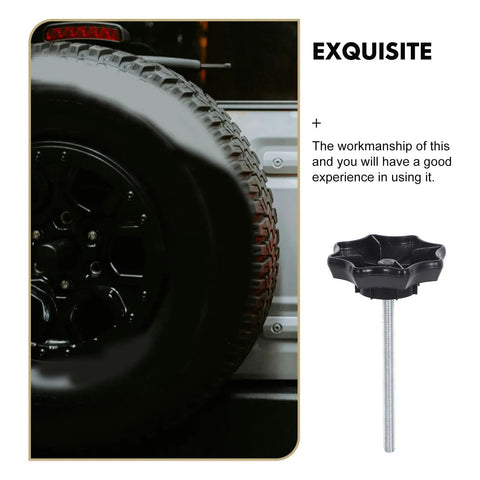 Universal Fitment Spare Tire Hold Down Bolt Replacement Mounting Hardware Clamp For Car Spare Wheel Carrier Easy Install