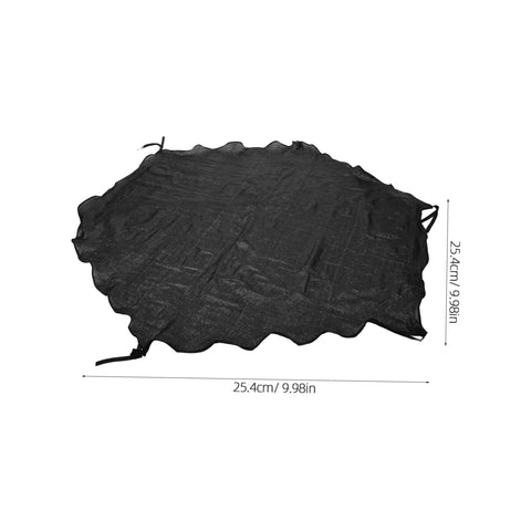 Black Trampoline Sun Shade Canopy Cover For Outdoor Backyards And Parks UV Protection Weather Resistant