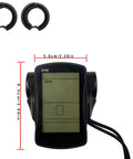 S700 Electric Bike LCD Display Screen For 36V And 48V E Bikes 6 Pin Plug And Play Ready Easy Install Bicycle Computer Replacement Panel