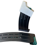 Purple 12 Gauge Magazine Speed Loader For Armscor Style Mags Built Tough And Rugged Fits RIA VRPA40 VRBP100 VR80 VR60 Derya MK12 Panzer Citadel Boss Finger Saver Made In USA High Strength Durable Plastic Multiple Colors For Quick Mag Swaps attached to magazine