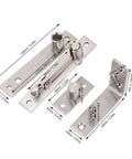 Beefy Heavy Duty Wood Door Pivot Hinge With 300 Lbs Load Bearing Stainless Steel Hidden Door Hinge for secret doors and bookshelves