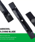 John Deere 42 Inch Mulching Blades For D130 D110 D125 D105 Lawn Tractor Riding Mower 42 Inch Deck Replacement GY20850 GX22151