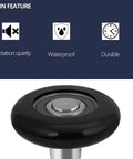 12 Pack Black 2 Inch Nylon Garage Door Rollers With 7 Inch Stems, Quiet, Durable, Ultra Smooth With 6200-2RS Bearings