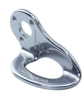 Heavy Duty Stainless Steel Bolt Hangers Five Pack For Rock Climbing And Caving, 30KN Anchor Carabiners With 12mm Bolt Fit close-up of a single bolt hanger.