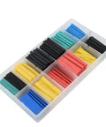 Dope 280pc Heat Shrink Tubing Kit With 2 To 1 Ratio Wire Cable Sleeves Assortment In Multiple Colors For Electrical Projects And Secure Insulation Connections That Fit Perfectly, color-coded sizes in storage case