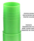 Green plug from 5 Piece Transmission And Transaxle Plug Set With Leak Proof Stepped Design For Universal Fit In Most Domestic Vehicles