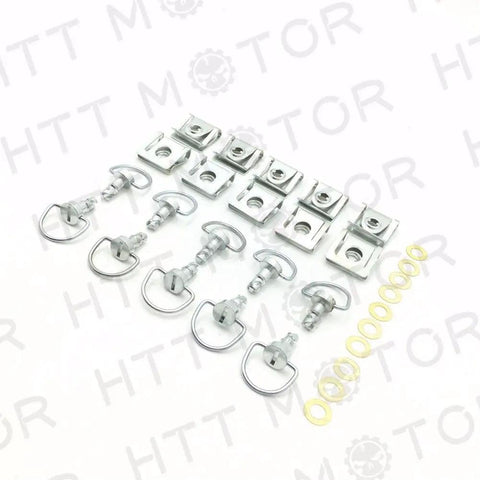 DZUS Quarter Turn Quick Release Fairing Fasteners For Motorcycles 15mm Pins D Ring Bolts Clips Replacement Hardware display