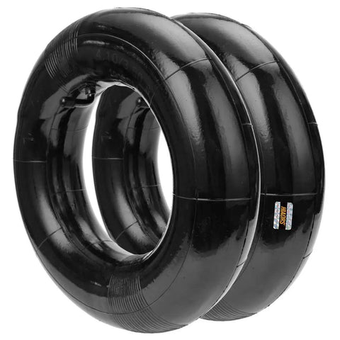 Two Pack Inner Tubes For 13x4.00-6 And 4.10/3.50-6 Tires With TR-87 Bent Valve, Heavy Duty Replacement