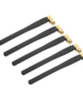 Five Pack Router Antennas 50W 3dBi High Gain SMA Male For Drones, Home Security, Smart Home Systems, gold connectors