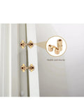 Hidden Brass Barrel Hinges 8Mm For Small Boxes And Jewelry Keepsake Chests 10 Pack 180 Degree Swing Open Cabinet Hardware