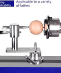 Super Cool Woodworking Lathe Tool Kit With Beading Drill Bit Spin Turning Adapter and Multifunctional Ball Holder for DIY projects.