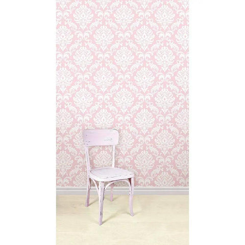 Peel And Stick Pink Nursery Wallpaper With Repositionable Adhesive, Easy Removal And No Residue, Safe For Walls, Ariel Pattern