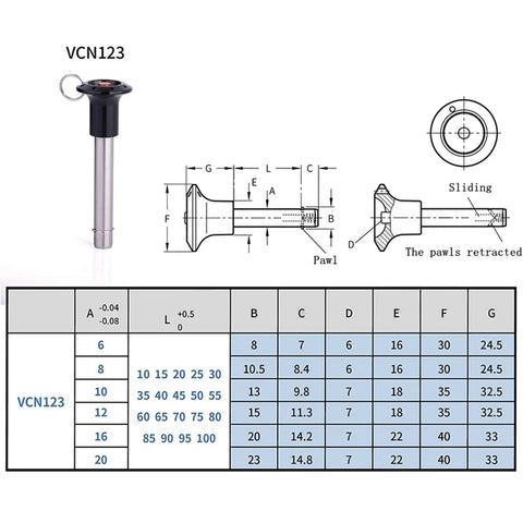 Heavy Duty Stainless Steel Quick Release Pin With Pawl Lock And Ball Stud Fastener For Gym Gear Mechanical Parts Snap Rings Rock Solid Grip No Sweat Swaps That Lock In Tight Every Single Time