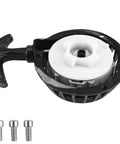 Beefy Aluminum Alloy Easy Recoil Pull Start Starter For 47cc 49cc Pocket Bike Mini Moto ATV Quad Dirt Bike Scooter 2 Stroke Black Fits 47cc And 49cc Engines with screws included
