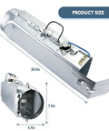 Upgraded Dryer Heating Element Kit For Popular Front Load Dryers DV42H5000EW A3 DV45H7000EW A2 DV48H7400EW A2 shown with dimensions.