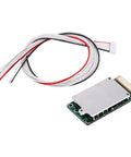 Hella Durable 10S 36V 15A BMS Controller Board For Electric Scooters Featuring Smart Battery Balancing Plus Overcharge And Cold Weather Protection For 18650 Lithium Cells with connecting wires.