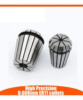 Top Rated High Precision Spring Collets For ER Chuck Holder With Secure Grip And Minimal Runout Perfect CNC Router Milling Lathe Engraving Tool Replacement Gear, stainless steel ER11 collets.