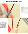 Instructions for installing 72 Pcs Bicycle Spoke Reflective Strips For Night Riding 360 Degree Visibility on bike wheel spokes.