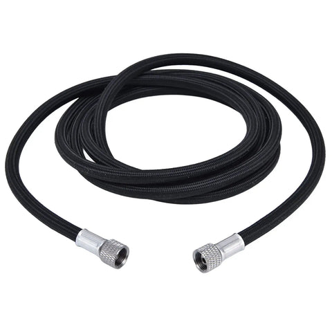 Airbrush Hose 6.2ft Rubber Air Line with G1/8 Female Connectors Flexible Air Tubing for Airbrush Compressor Spray Painting coiled