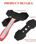 Heavy Duty Brake Caliper Press And Piston Spreader Kit With Ratchet Includes 2 Extra Steel Plates For Single Twin Or Quad Piston Calipers