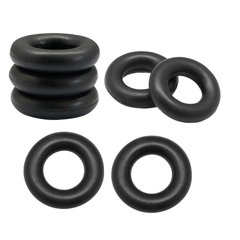 4 Pack Bobbin Winder Rubber Tire O Ring Set For Singer Sewing Machines Replacement Parts Compatible With Models 15-91 66-16 99K 128-3 Includes 1 1/8 In Outer Diameter 9/16 In Inner Diameter And 1/4 In Thick black rubber bobbin winder tires