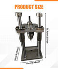 Vertical Drill Guide Attachment for Home Workshops, Sturdy Portable Drill Press Stand With Premium Holder and Precise Hole Alignment