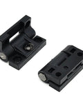 4 Pack Black Adjustable Torque Door Hinges Nylon Butt Hinges 43x37x13mm Corrosion Resistant Easy To Adjust At Any Angle