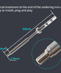 Pro Grade Upgraded Soldering Iron Adapter Kit For 3D Printers TS100 TS101 USB Brass Heat Set Threaded Insert Tips M2 To M8