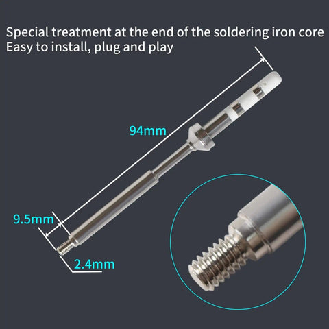 Pro Grade Upgraded Soldering Iron Adapter Kit For 3D Printers TS100 TS101 USB Brass Heat Set Threaded Insert Tips M2 To M8