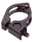 Knockout Ergonomic Bicycle Brake Remote Lever Featuring Slick Modular Clamp Mount, black clamp mount for secure handlebar attachment.