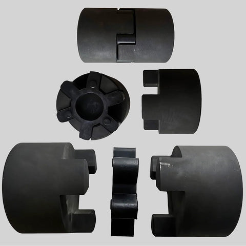 10-piece black urethane curved-jaw coupling inserts for L-Jaw couplings